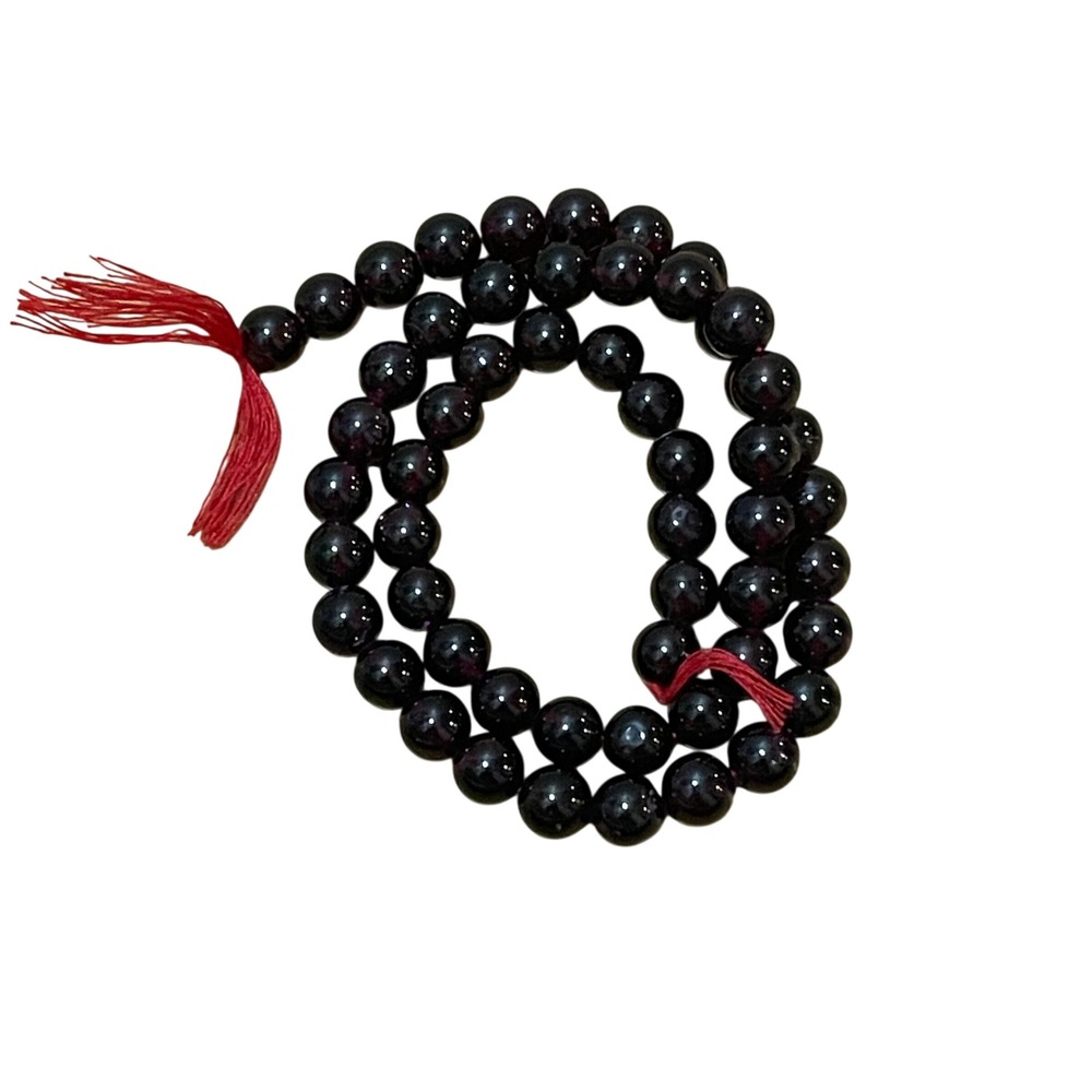 Natural Dark Red Garnet Beads 15 Inch Strand Jewelry Making Classic Gemstone